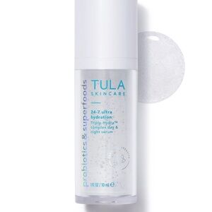 NIB- TULA skincare 24-7 hydration day and night serum